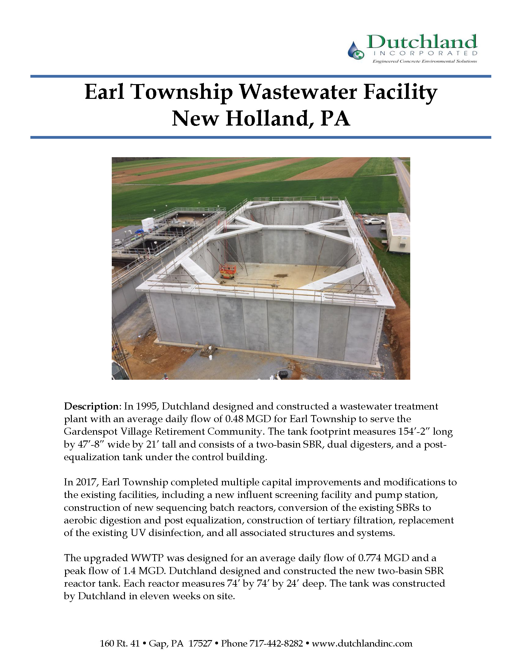 earl township wwtp case study